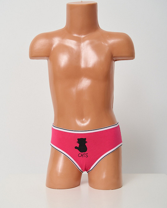 Детские трусики для девочки цветной микс с котиками (5шт в уп) Nicoletta 140712 Киев - изображение 4