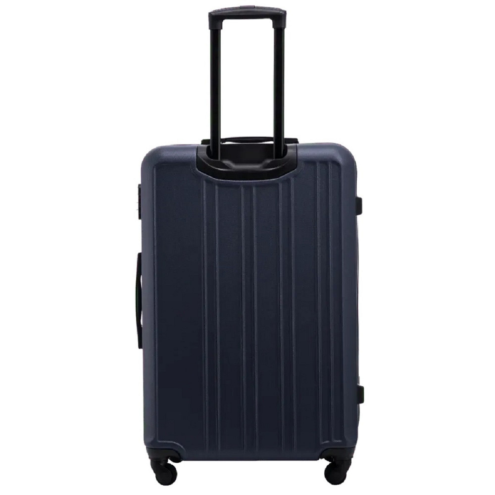 Валіза пластикова WINGS HRR01 велика 75 см темно-синя Київ - фото 3