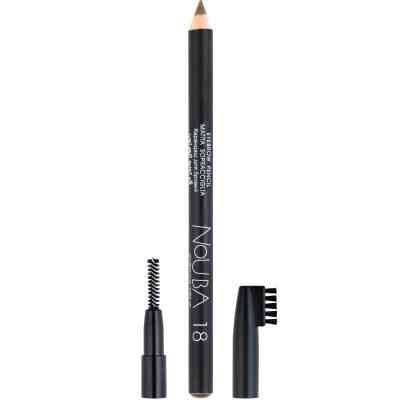Карандаш для бровей NoUBA Eyebrow Pencil With Applicator 18 (8010573322180) Винница