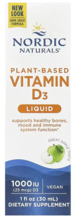 Витамин Д3  Nordic Naturals Vitamin D3 Vegan 30ml Киев