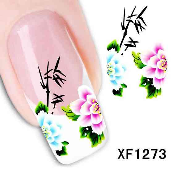 Стикеры для ногтей - размер стикера 5*6см, инструкция по применению есть в описании товара Киев