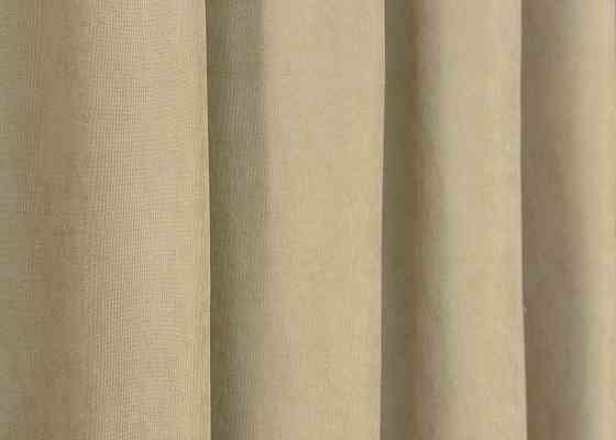 Комплект коротких штор VR-Textil Микровелюр Petek YL № 1801ш Кремовый 130х170 см 2 шт (35-0383) Киев