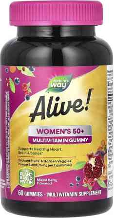 Мультивітаміни для жінок 50+  Nature's Way Women's 50+ Gummy Vitamins  60 жет таб ягодни Київ