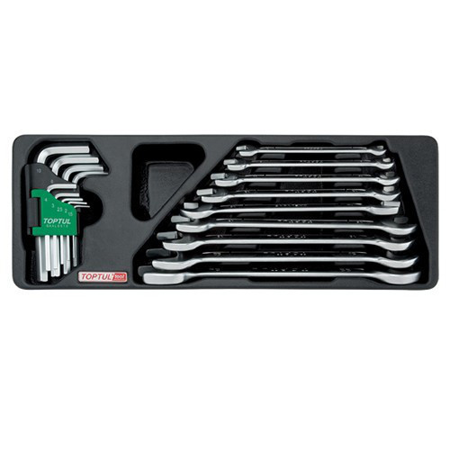 Набор ключей комбинированный (в ложементе) TOPTUL GAAT1802 Чернигов - изображение 1