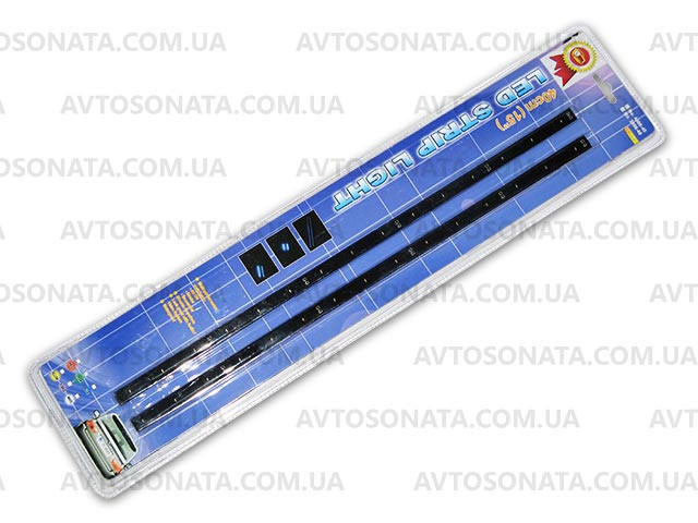 Подсветка салона 90101G-40 15LEDх40см в прикурив/звук.сенсор/зелёная (пара) Винница - изображение 3