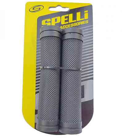 Грипсы (ручки руля)   SPELLI  SBG-660L Черные, прямые, резина-каучук, длина 128 мм Мукачево