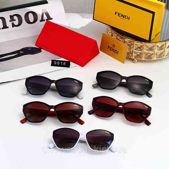 Жіночі сонцезахисні окуляри з поляризацією Fendi (8817) brown Київ
