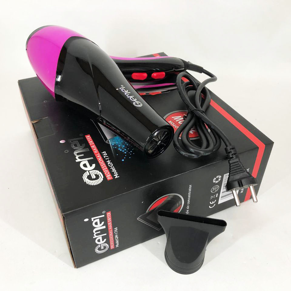 Фен для красивої укладки волосся, Фен з регулюванням температури для укладання Хороший потужний TX-21 Львів - фото 10