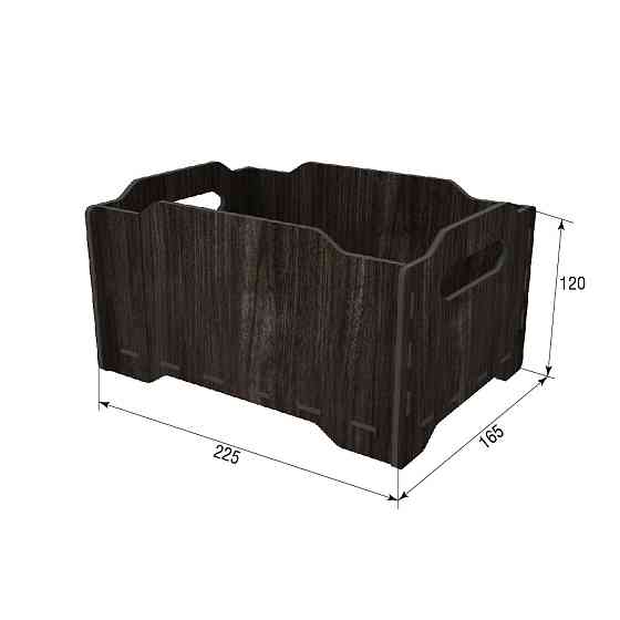 Коробка EKOSTAR з фанери 225x165x120 венге Київ