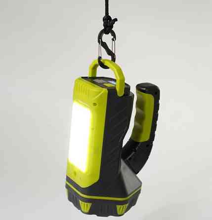 Ліхтар акумуляторний Tiross TS-1983, чорно-зелений Вінниця