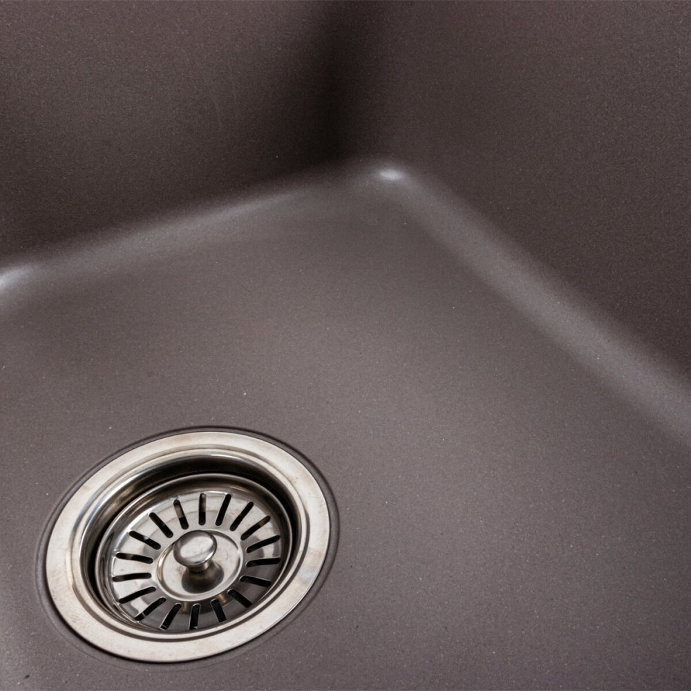 PLATINUM Гранітна мийка для кухні Platinum 7950 Equatoria матова Дюна Київ - фото 5