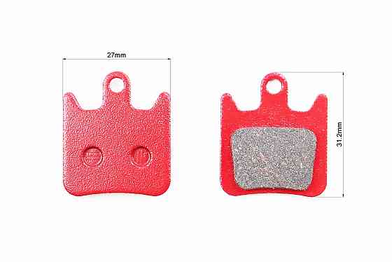 Гальмівні колодки Disk-brake (Hope Moto V2), червоні YL-1028 Киев