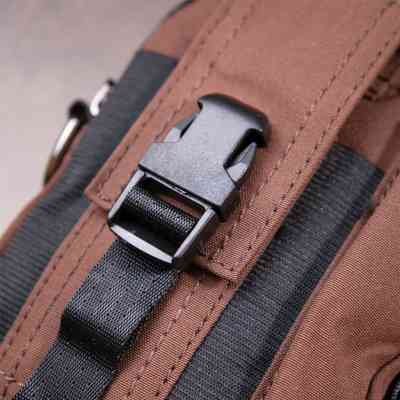 Сумка Vintage На пояс нейлон Коричневая (20648) Винница