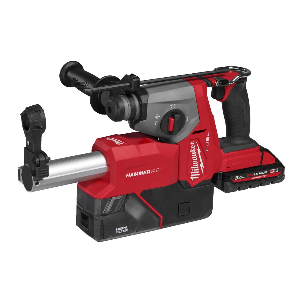 Перфоратор аккумуляторный бесщеточный SDS-PLUS MILWAUKEE M18FHACDDE-0C с пылеотводом Одесса - изображение 2