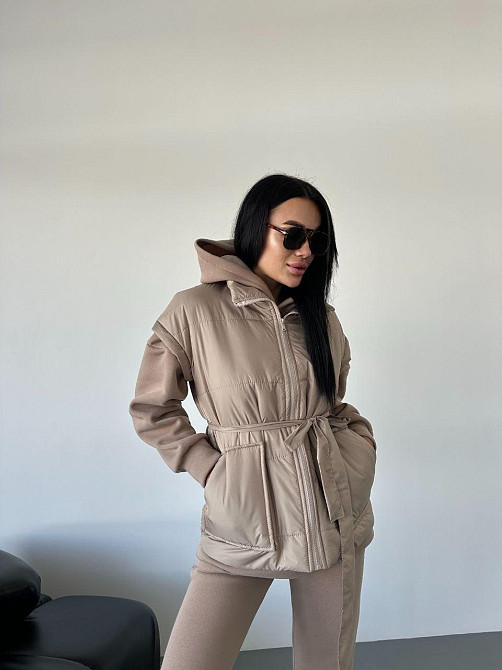 Женский теплый костюм тройка (жилетка+штаны+худи) Одесса - изображение 4