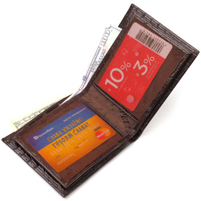 Кошелек Canpellini Из натуральной кожи Коричневый (21583) Винница - изображение 7