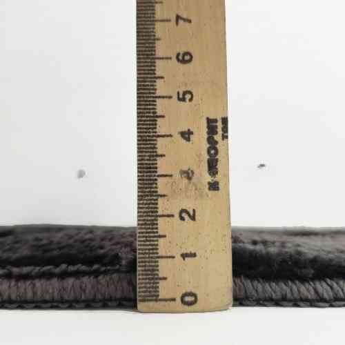 Килимок для ванних кімнат поліпропіленовий TM DarianA Standard u-cut 60*100 сірий соти Житомир