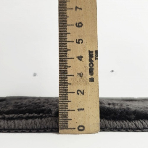 Килимок для ванних кімнат поліпропіленовий TM DarianA Standard u-cut 60*100 сірий соти Житомир - фото 3