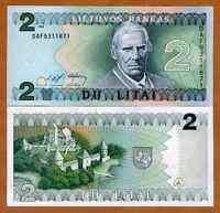 Литва/Lithuania 2 Litai 1994 Pick 54a UNC Полтава