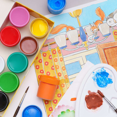 Гуашеві фарби Школярик 10 кольорів (301215008-UA) Вінниця - фото 3