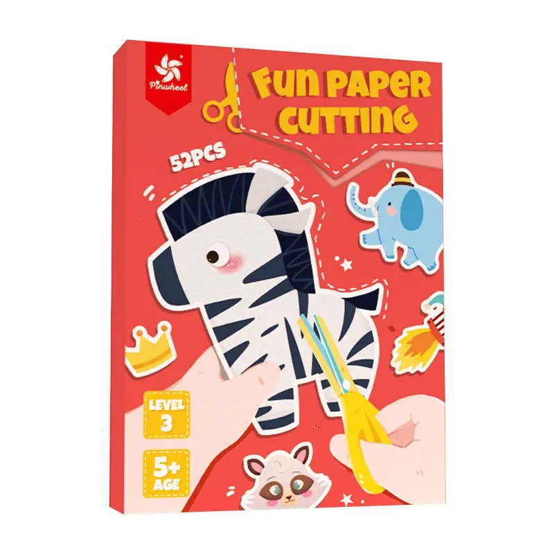 Альбом-книга для аплікації з шаблонами для вирізання з паперу для розвитку дрібної моторики рук. Рівень 3 Кам'янець-Подільський - фото 2