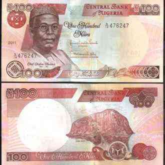 Nigeria Нигерия - 100 Naira 2007 UNC Полтава