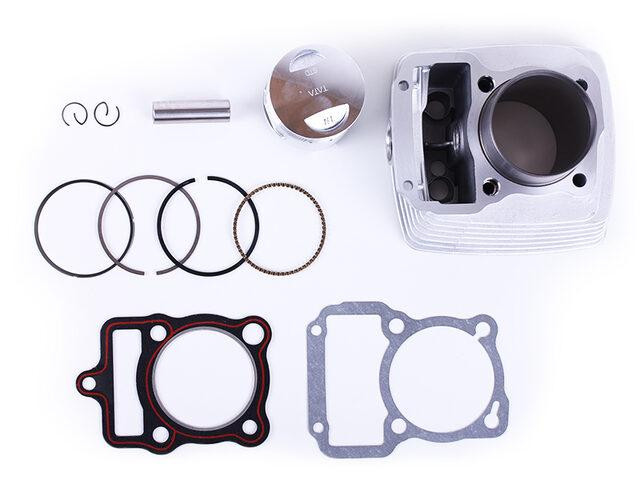 Циліндр у зборі, на двигун CG150, 62 мм, 11 Мукачево - фото 2