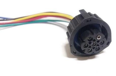 Разъем заднего фонаря грузовой (7 контактов) прямой Харьков - изображение 1
