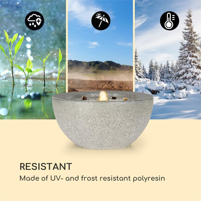 Садовый фонтан Genesis 7W LED освещение полирезина антрацит (Германия, читать описание) Ровно - изображение 6