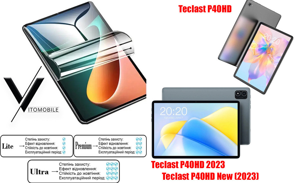 Полиуретановая пленка HyperClear Guard для Teclast P50 Киев - изображение 1