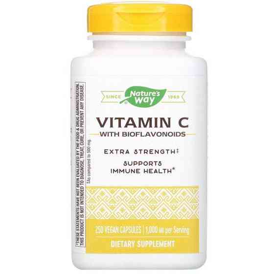 Вітамін С з биофлавоноїдами Nature's Way Vitamin C-1000 250 капсул Київ