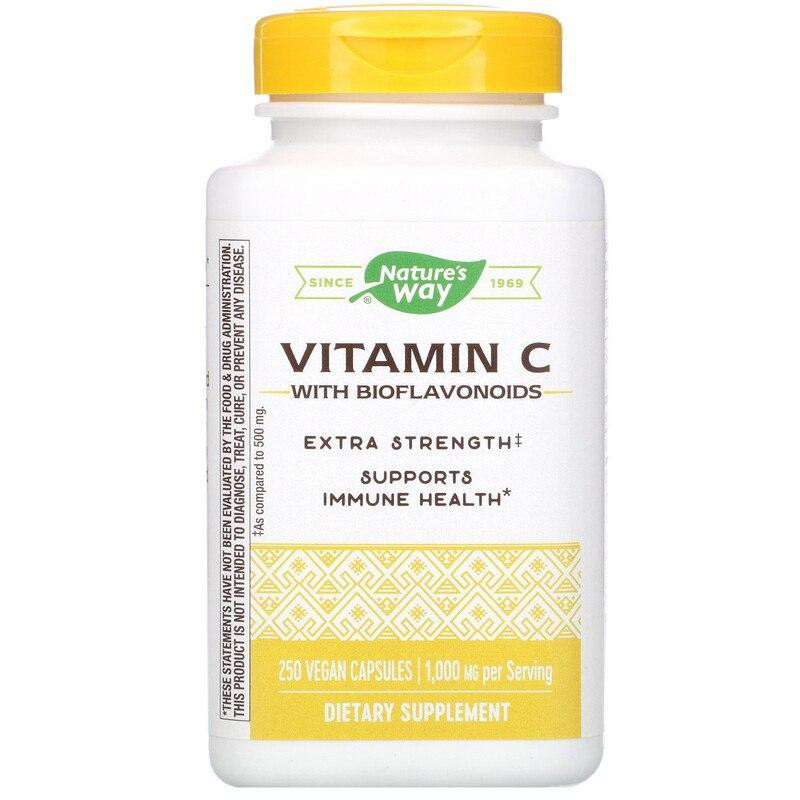 Вітамін С з биофлавоноїдами Nature's Way Vitamin C-1000 250 капсул Київ - фото 1
