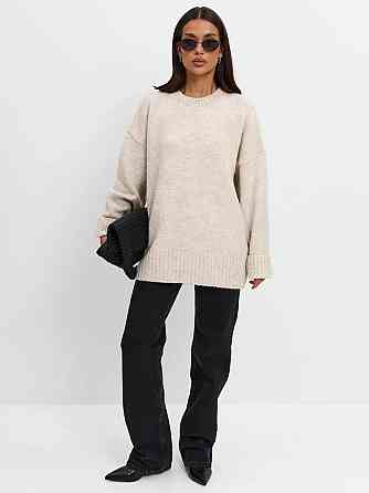 Женский базовый оверсайз свитер машинная вязка Одесса