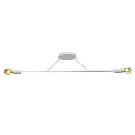 Люстра подвесная MSK Electric Asket на две лампы Е27 NL 10320-2 WH белая Одесса