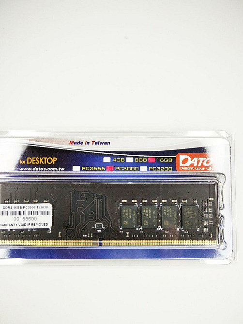 DDR4 DATO 16GB 3000MHz CL19 DIMM Київ - фото 2