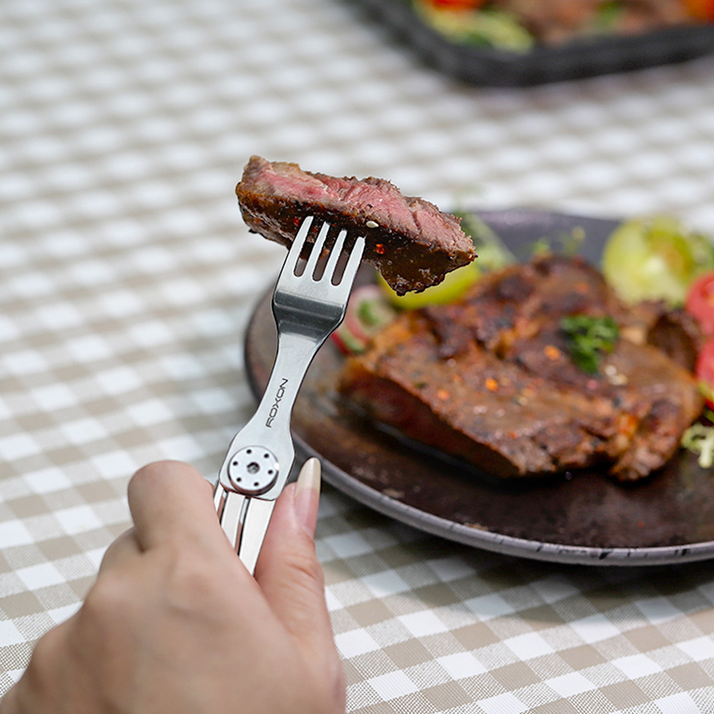 Набір столових приборів Roxon C1S 3 in1 (ложка, виделка, ніж), нержавіюча сталь Киев - изображение 8