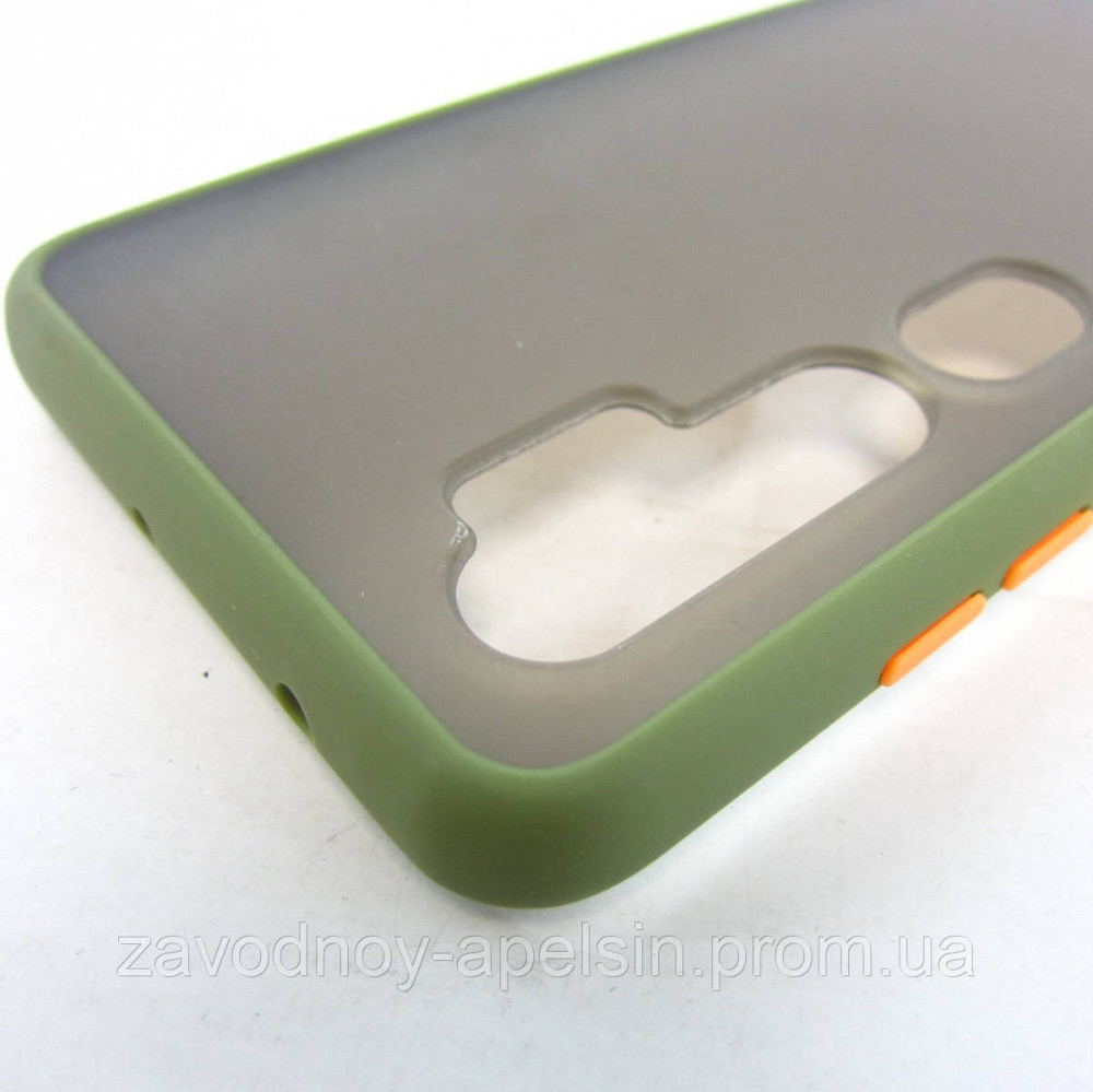 Xiaomi Mi Note 10 Матовий чохол TPU+ PC (зелений) Одеса - фото 2