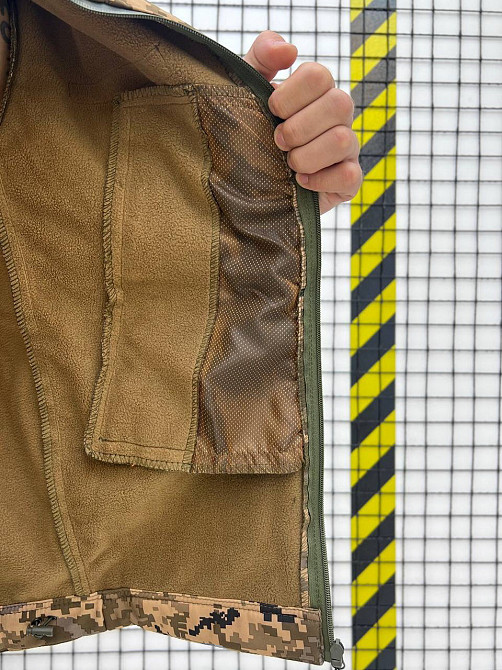 Куртка пиксель тактическая с капюшоном Осень Весна Одесса - изображение 6