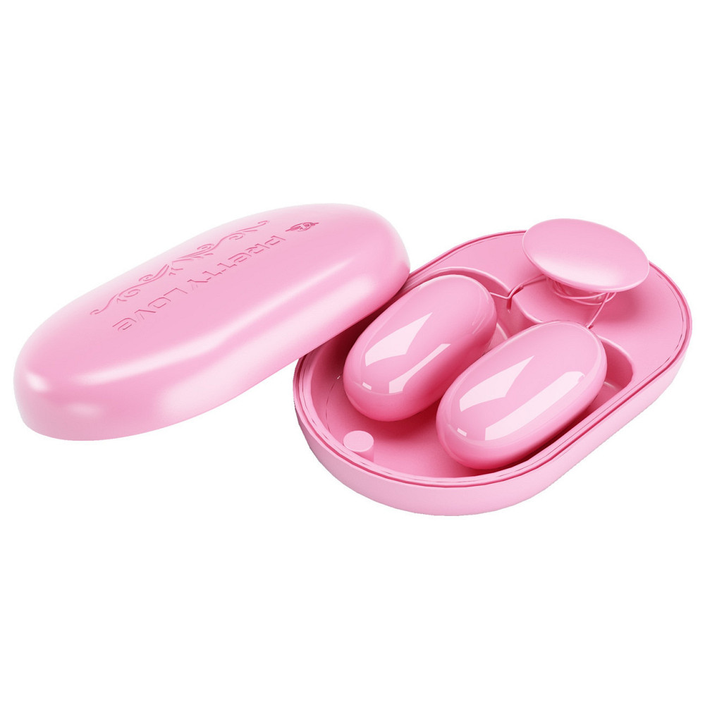 Вброяйцо PRETTY LOVE - Fun Box Pink, 12 vibration functions Sex Aura Киев - изображение 3