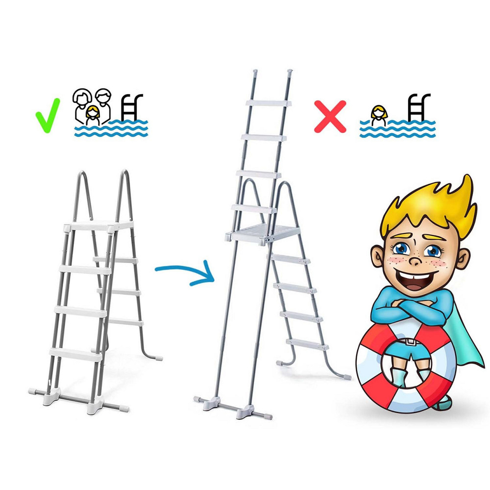 Басейн каркасний 21в1 INTEX 26732, 549 х 122 см, сірий Київ - фото 4