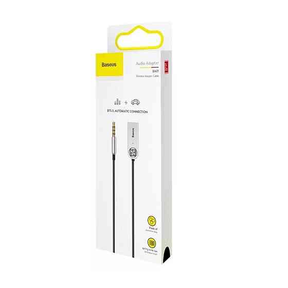 Bluetooth-ресивер Baseus BA01 USB Wireless adapter cable Black Ковель