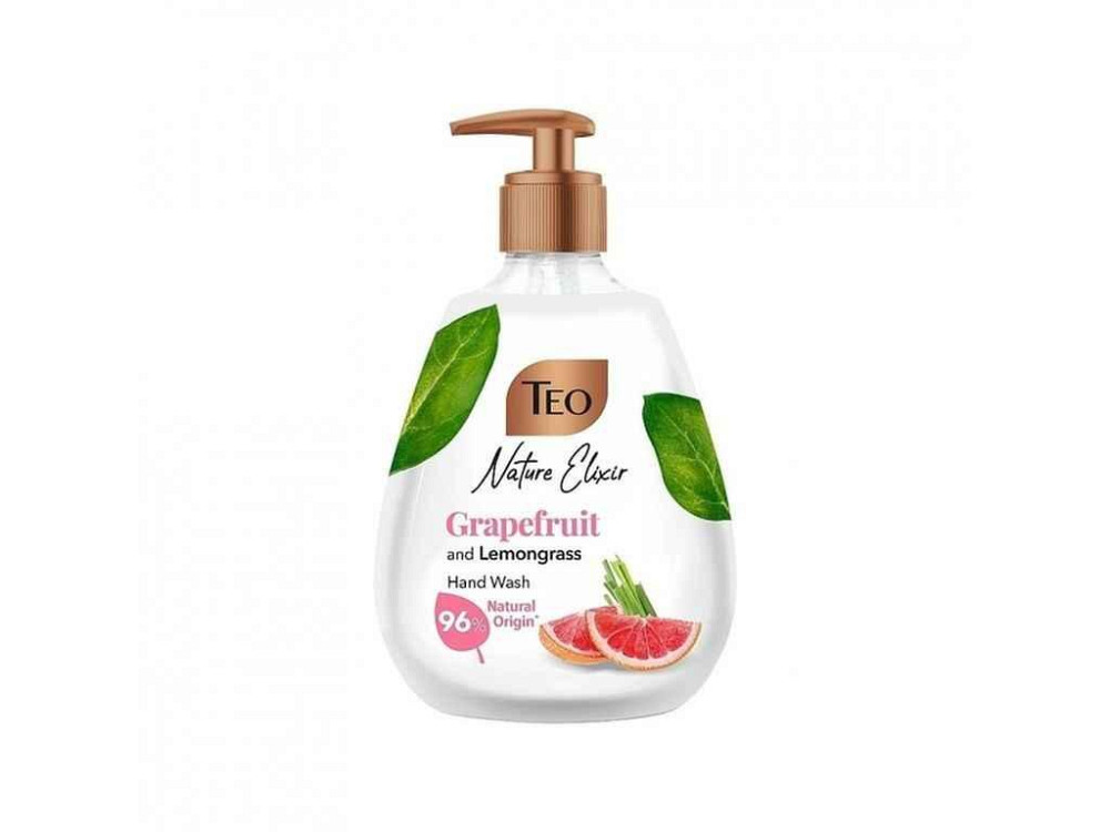 Мыло жидкое 300мл Beauty Nature Elixir Грейпфрут и лемонграсс ТМ TEO Киев - изображение 1