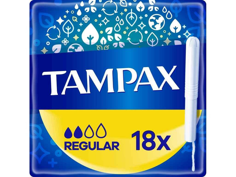 Тампони 18шт з аплікатором Regular ТМ Tampax   Solmir Київ - фото 1