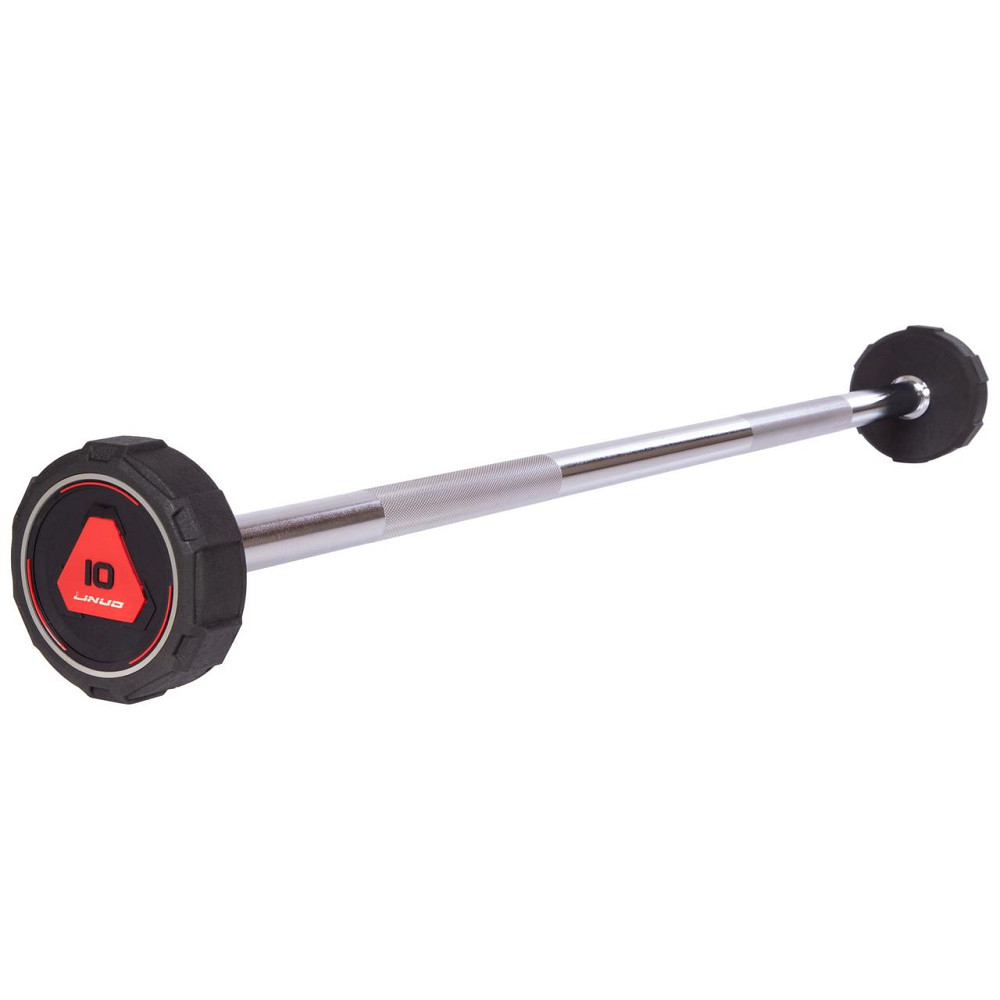 Штанга фіксована пряма поліуретанова LI NUO 3622-10 довжина 109 см 10 кг Київ - фото 1