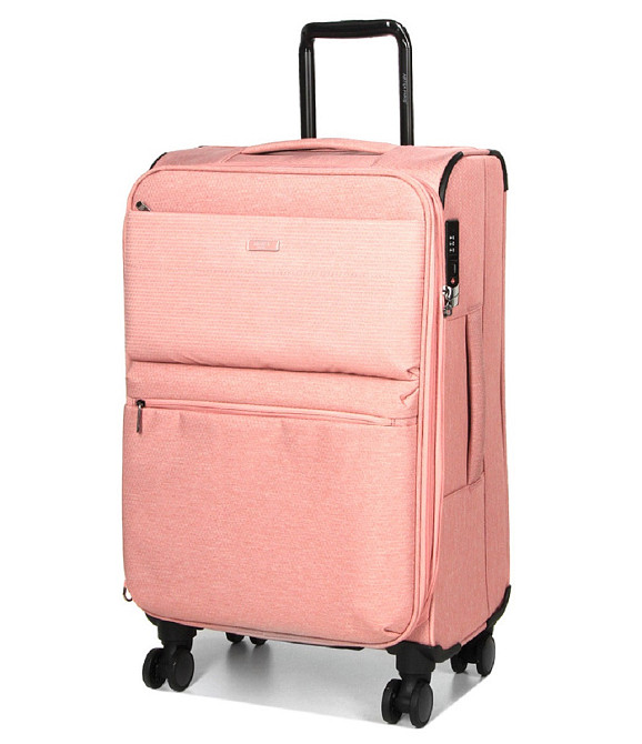 Чемодан тканевый AIRTEX 828 средний 4 колеса розовый Киев - изображение 1