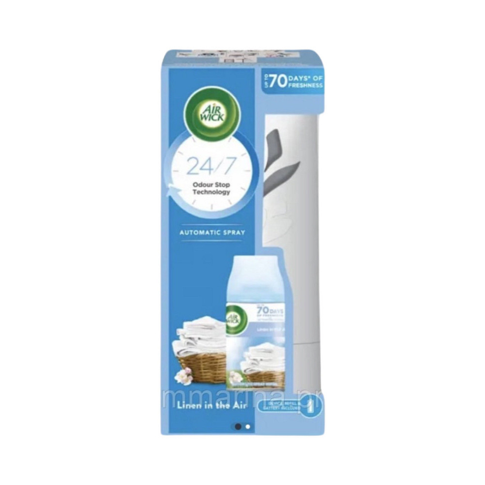 Автоматичний освіжувач повітря Air Wick Linen in the Air 250 ml. Виноградов - изображение 1