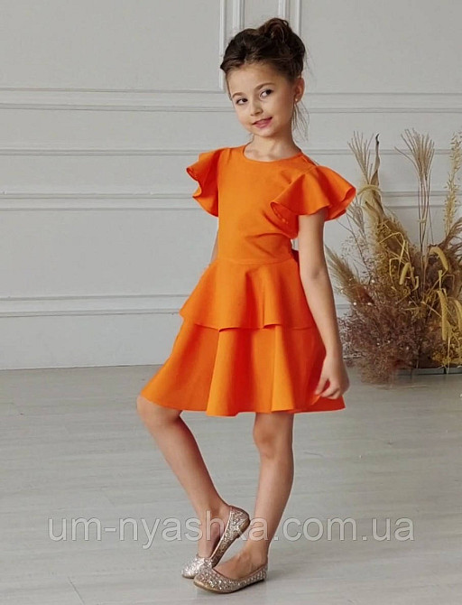 Красивий одяг Лисички помаранчеве плаття Лисичка Білочка Мандаринка Апельсинка Осінь Кривий Ріг - фото 1