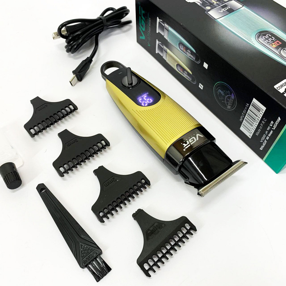 Домашня машинка акумуляторна для стрижки волосся, Тример з регульованою довжиною, Тример бездротовий YH-21 Львів - фото 3