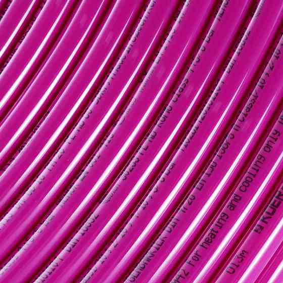 Труба для теплої підлоги з кисневим бар'єром Koer PEX-B EVOH 16 * 2,0 (pink) (600 м) (KR2853) Київ