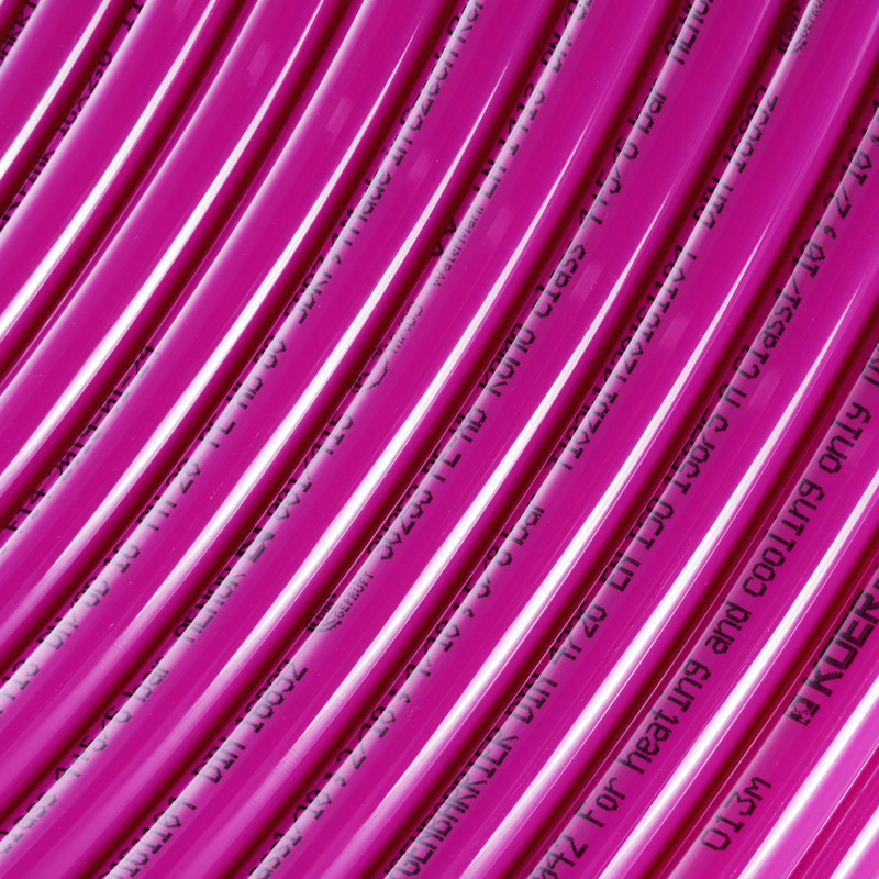 Труба для теплої підлоги з кисневим бар'єром Koer PEX-B EVOH 16 * 2,0 (pink) (600 м) (KR2853) Київ - фото 2